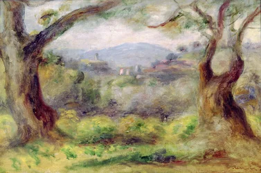 Landschaft bei Les Collettes, 1910